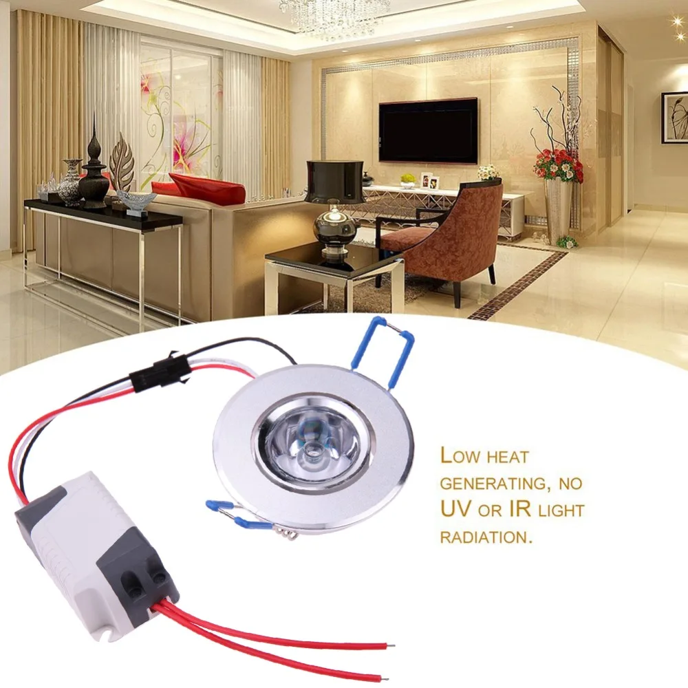 

Colorful 3W RGB Downlight AC85-265V Ceiling Spot Light Round Ceiling Recessed Spot w/ Remote Control