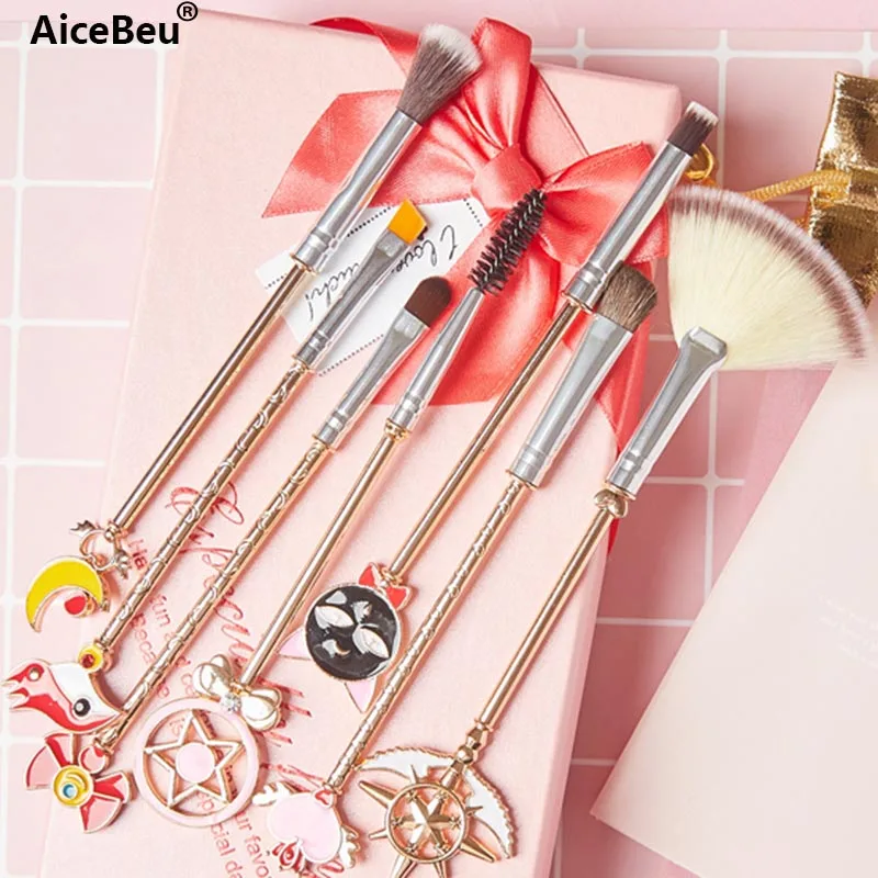 Набор кистей для макияжа AiceBeu Sailor Moon 7 шт. набор SakuraTools подводка глаз тени основы