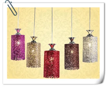 

Moder hollowed-out Lamp shade for table lamp colorful aluminum pendant lamp cover for living room bedroom home decoration