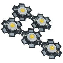 10 шт. 3W светодиодный диоды Белый светодиодный высокой мощности 3W светодиодный диодные бусины лампа металлическая пластина Радиатор алюминиевая основа 20 мм PCB звезда DIY