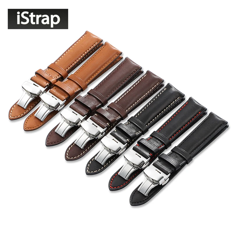 Быстросъемный ремешок для часов iStrap 18 мм 19 20 21 22 с пряжкой Omega Tissot Seiko Casio часов|buckles