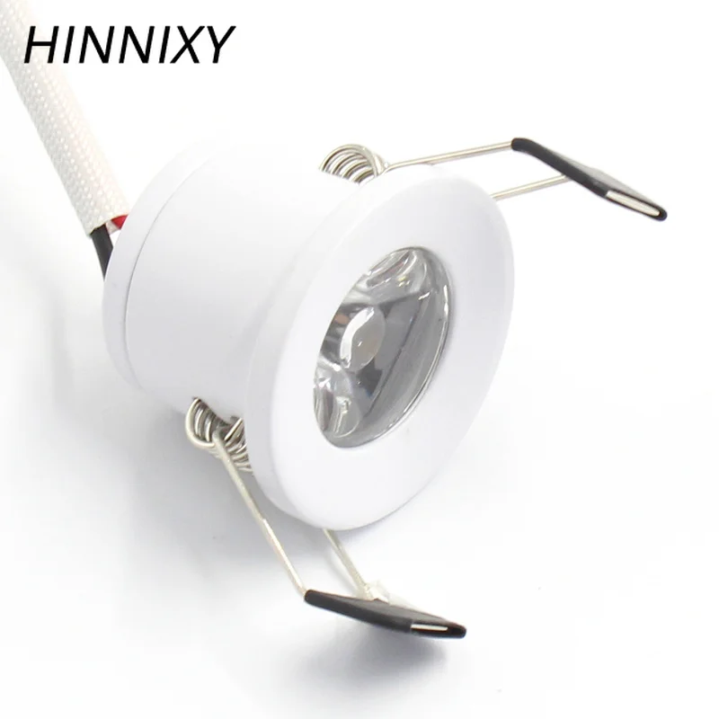 Hinnixy 10 шт./лот светодиодный белый мини светильник под шкафом точечная лампа
