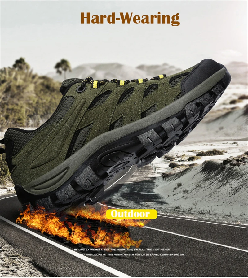 Уличная походная обувь Летняя горная обувь мужская Нескользящая полевая спортивная обувь весна альпинистские кроссовки походные ботинки