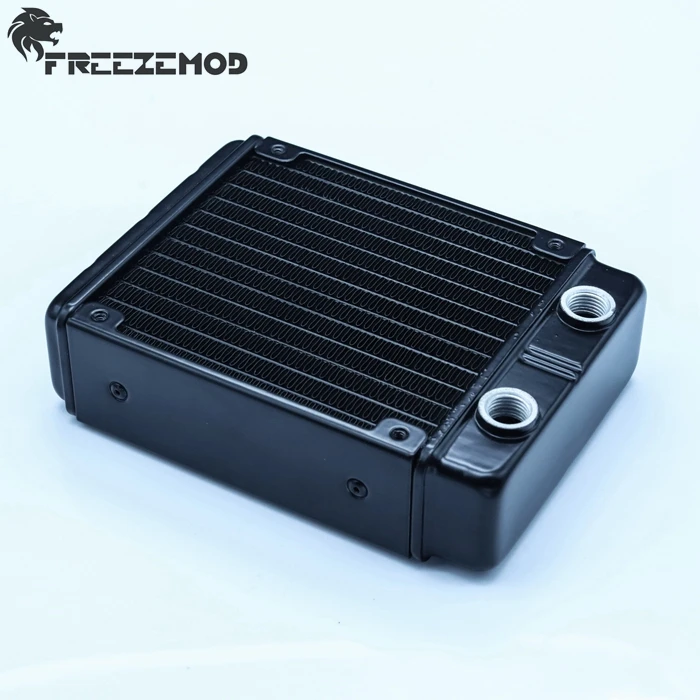 

FREEZEMOD 45 thick 120mm fin aluminium computer water discharge liquid heat exchanger thread radiator for 12cm fan, SR-120SL
