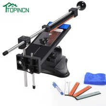 TOPINCN профессиональная точилка для ножей шеф-повара система заточки ножей карандаш Apex краевая точилка 4 точильных камня точильные камни