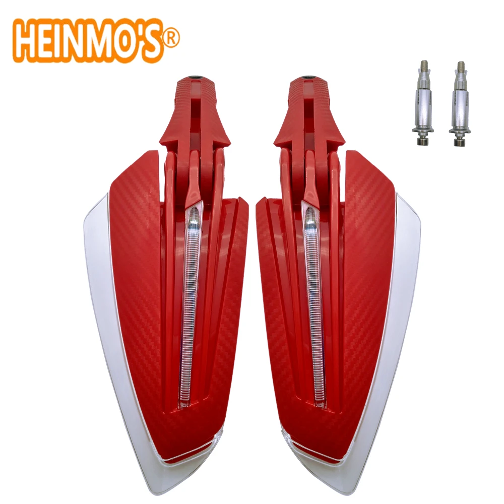 

Moto handguard Universal Handlebar Hand Protector With LED Light Motorcycle Hand Guards Motorcycle Handguards
