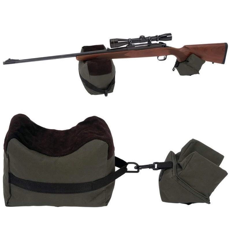 

Portable Shooting Front & Rear Bench Rest Bags Gun Rest Range Rifle Target Bench Unfilled Stand Hunting Shotgun Gun Accessories