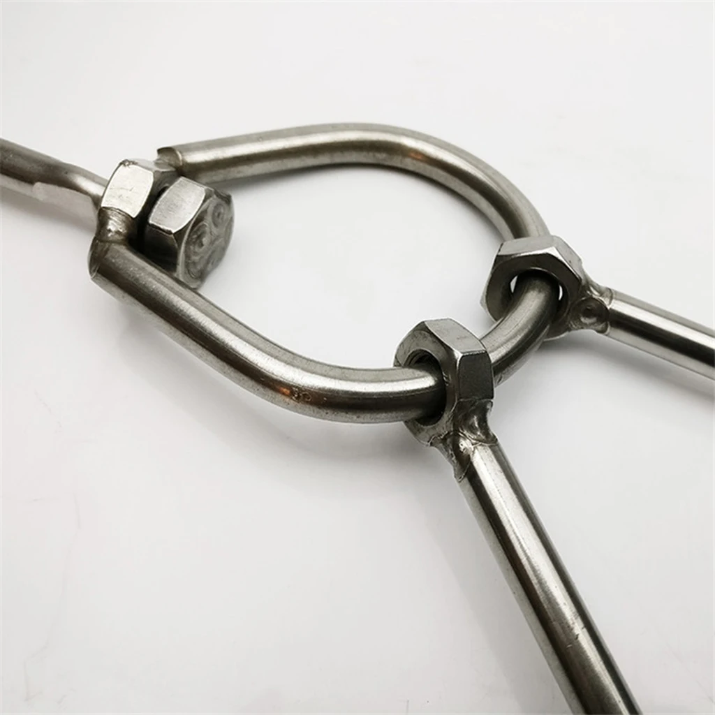5pcs Extra Heavy-duty Stainless Steel Swivel Meat Hook Butcher Hook Multi Purpose for Kitchen Outdoor Storage 0.35x25cm