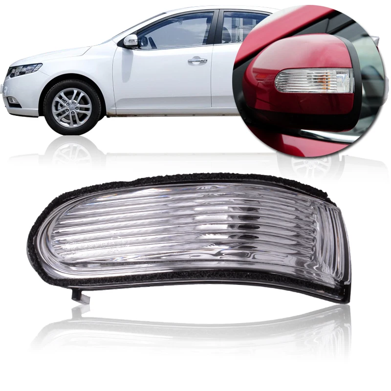 

CAPQX High Quanlity For KIA FORTE 2009 2010 2011 2012 Outside Rearview Mirror Turn light Signal light lamp OEM#87624-1M000
