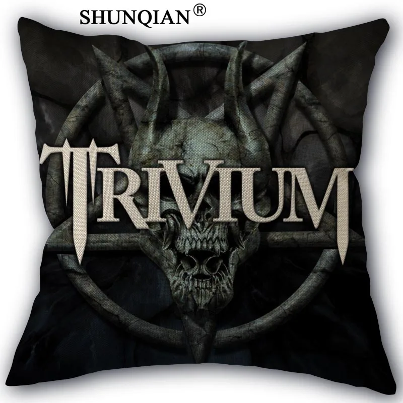 

Custom trivium pillowcase Custom Cotton Linen Throw Pillow Cover Pillowcase Customize 45x45cm one side