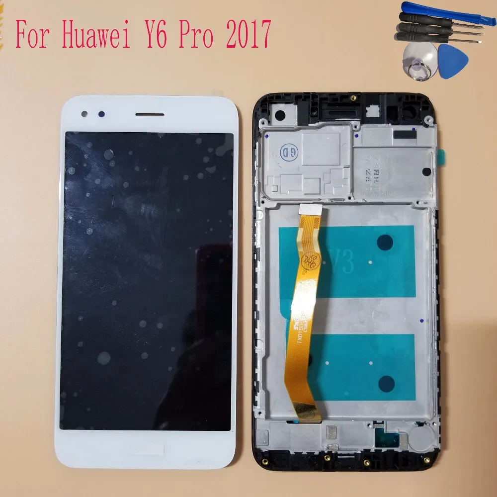 

With Frame 5.0'' For Huawei Y6 Pro 2017 SLA-L02 SLA-L22 SLA-TL00 LCD Display Touch Screen Digitizer Assembly LCD Screen