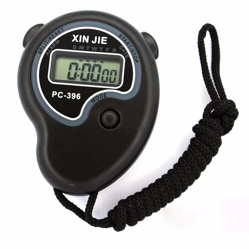 

High Quality free shipping Multifunction Stopwatch Stop Watch LCD Digital Professional Chronograph Timer Counter Sports