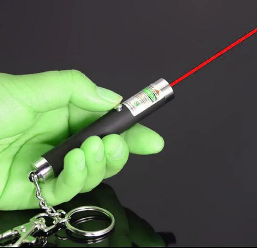JSHFEI Green Laser Pointer Torch Flashlight Portable LED Light LED Torch Keychain REDMini laser