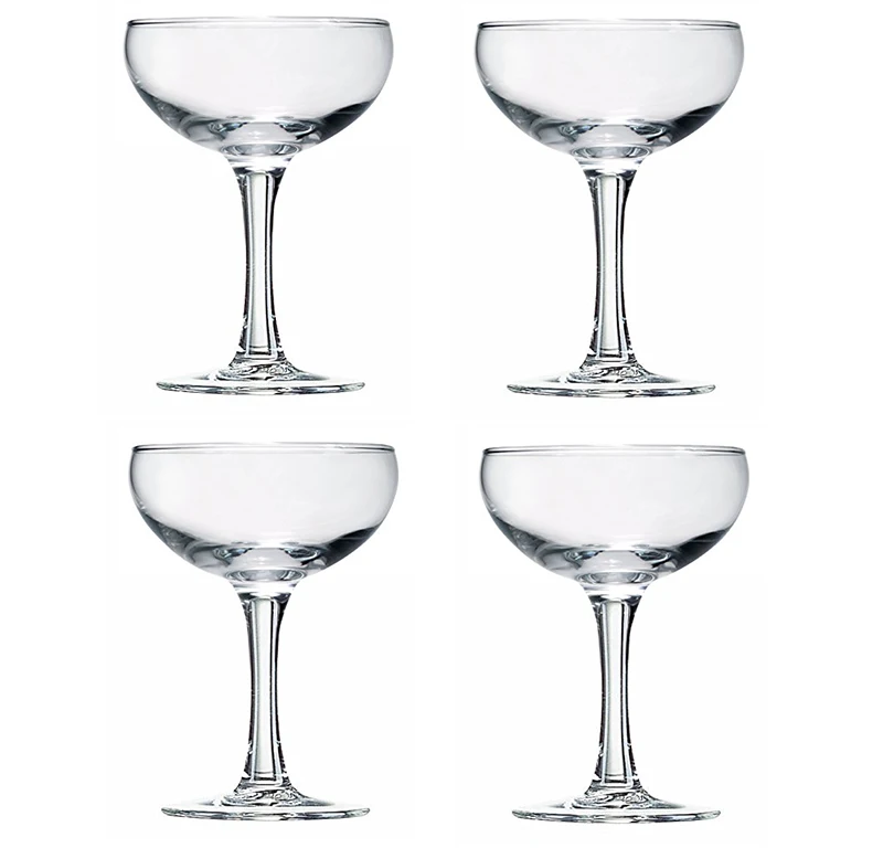 

Free Shipping 4PCS 220ml Coupe/Martini Glass (Set of 4), 7.3 oz