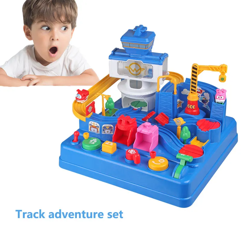 

2019 New Interesting Track Toy Set International Airport Scene Game Clearance Big Adventure Console Puzzle Toy For Children Gift
