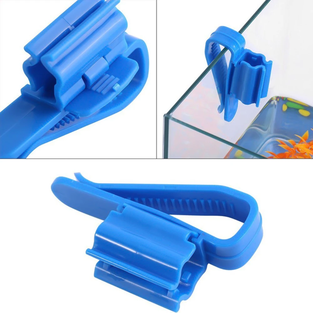 2 шт. многофункциональный держатель для шланга синий аквариум фильтрация ведро монтажный зажим для 8-16 мм водопровод