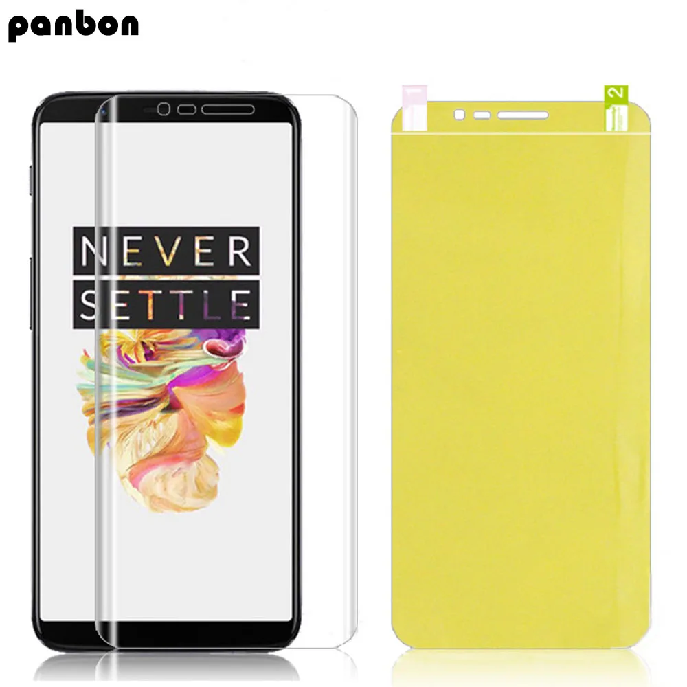

Soft Hydrogel Front Film One plus 5T 5 oneplus 5 T Full glue 3D 5D coverage Screen Protector Oneplus 5 T 5T 1+5 TPU nano film