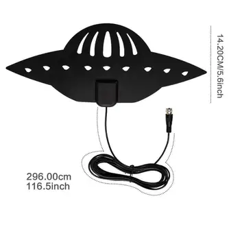 

Amplified HD TV Antenna Range 4K HD VHF UHF Freeview Television Local Channels Signal Amplifier 50-80 Mile HDTV Antenna Digital