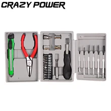 CRAZY POWER 24pcs Multi-purpose Precision Screwdriver Set Opening Repair Hardware Kit Household Hand Tool Set for Home Phone