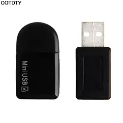 Мини USB к TF T-Flash Micro SD Card Reader Адаптер для автомобиля AUX Out аудио Музыка-L059 Новый горячий