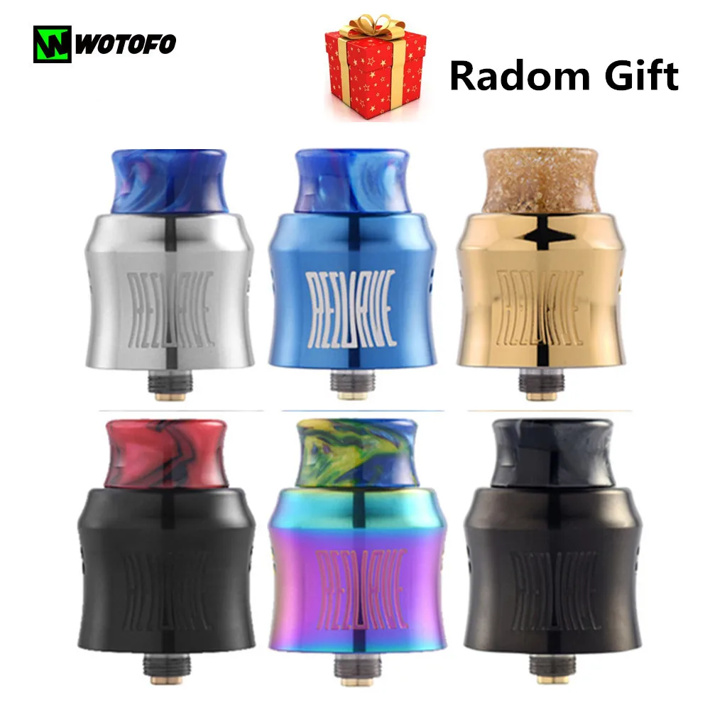 

Authentic Wotofo Recurve RDA 24mm Vape Tank Rebuilding Dripping RDA Atomizer Vape 510 Thread Cigarro Eletronico Vaporizador