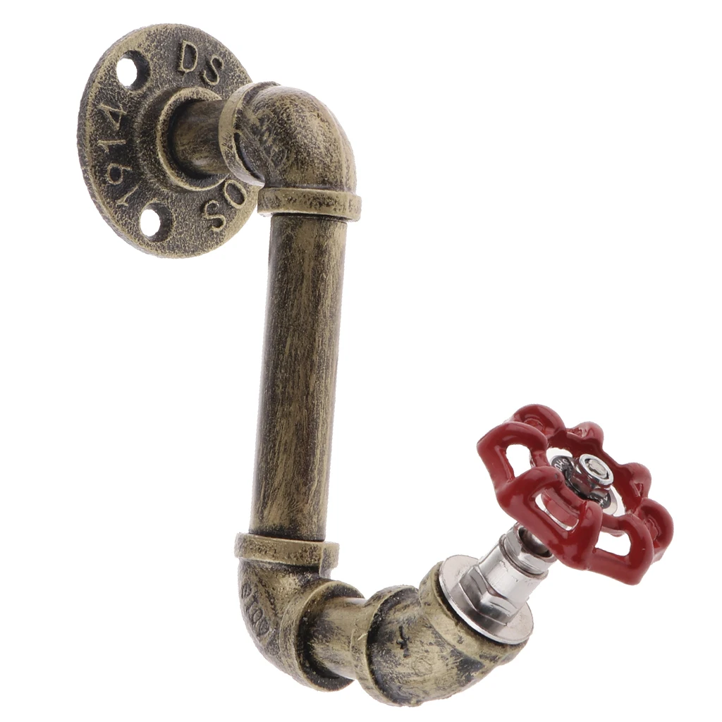 Industrial Retro Style Pipe Wall Hooks for Hanging Clothes Rack Coat Rack