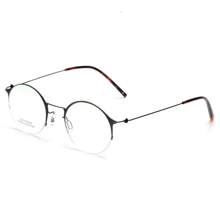 Новый дизайн для корейских Титан оправа для мужских очков Винтаж очки супер легкие удобные носить рецепт