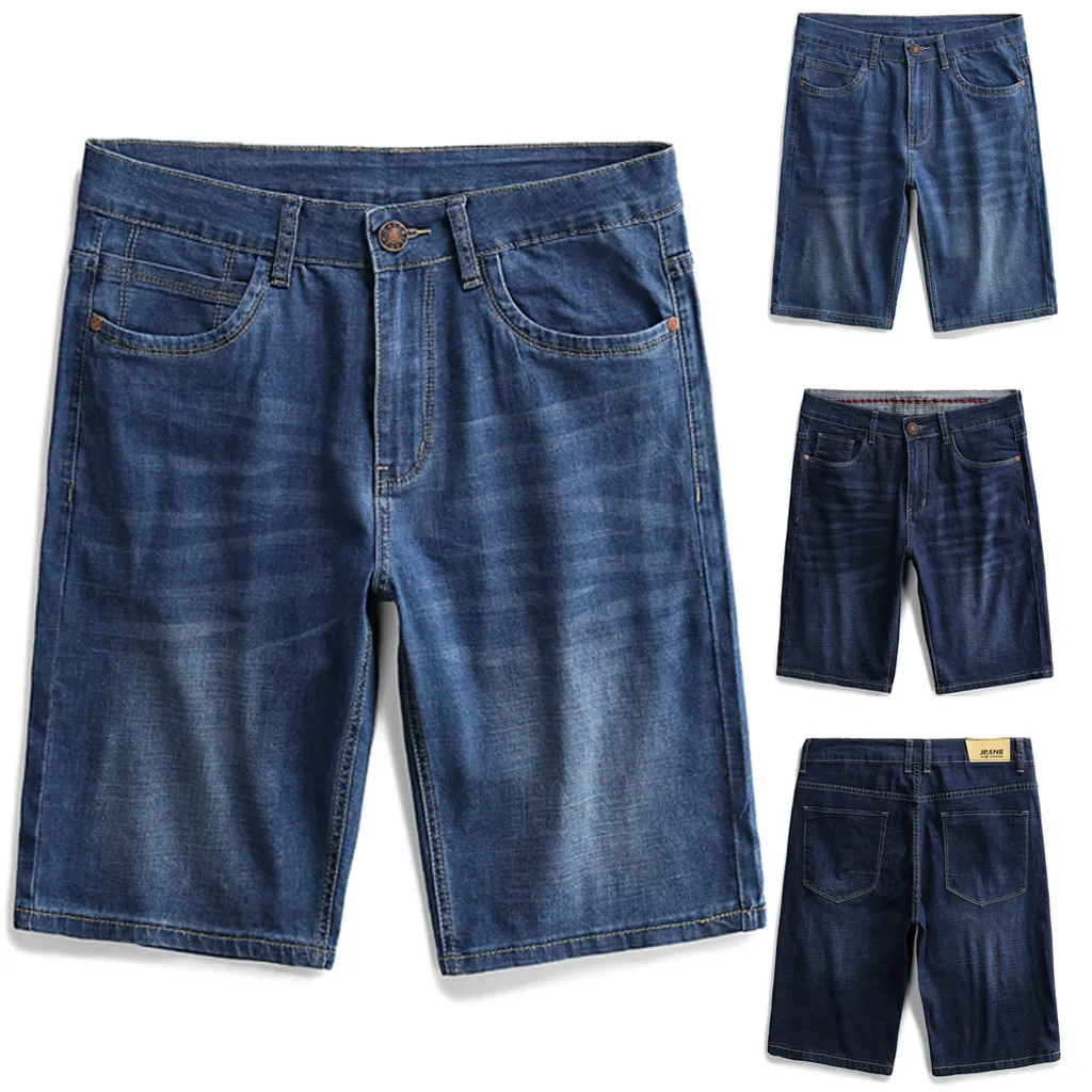 Лучший подарок на Рождество, мужские летние джинсы, повседневные шорты для скейтборда, стильные модные джинсы размера плюс S-9XL, низкая цена