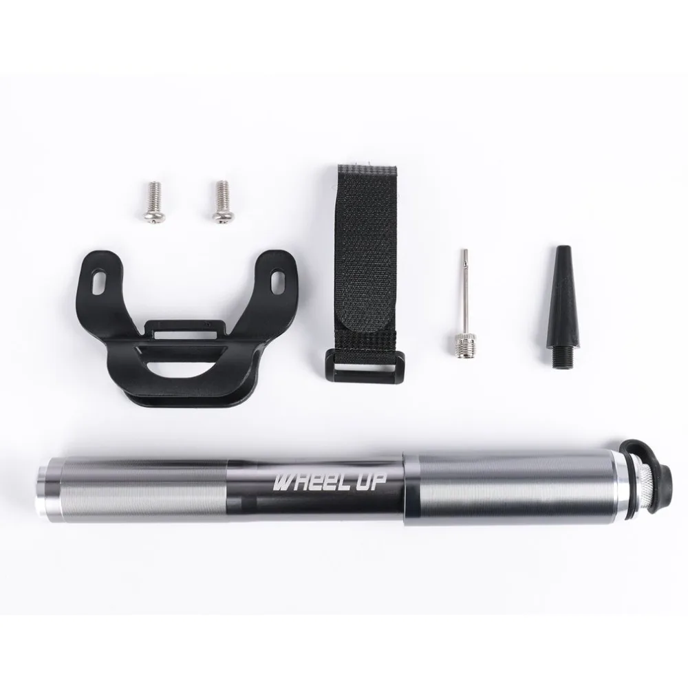 Mini Bicycle Pump Portable Hand Pressure Air Tire Inflator Mountain Bike WA