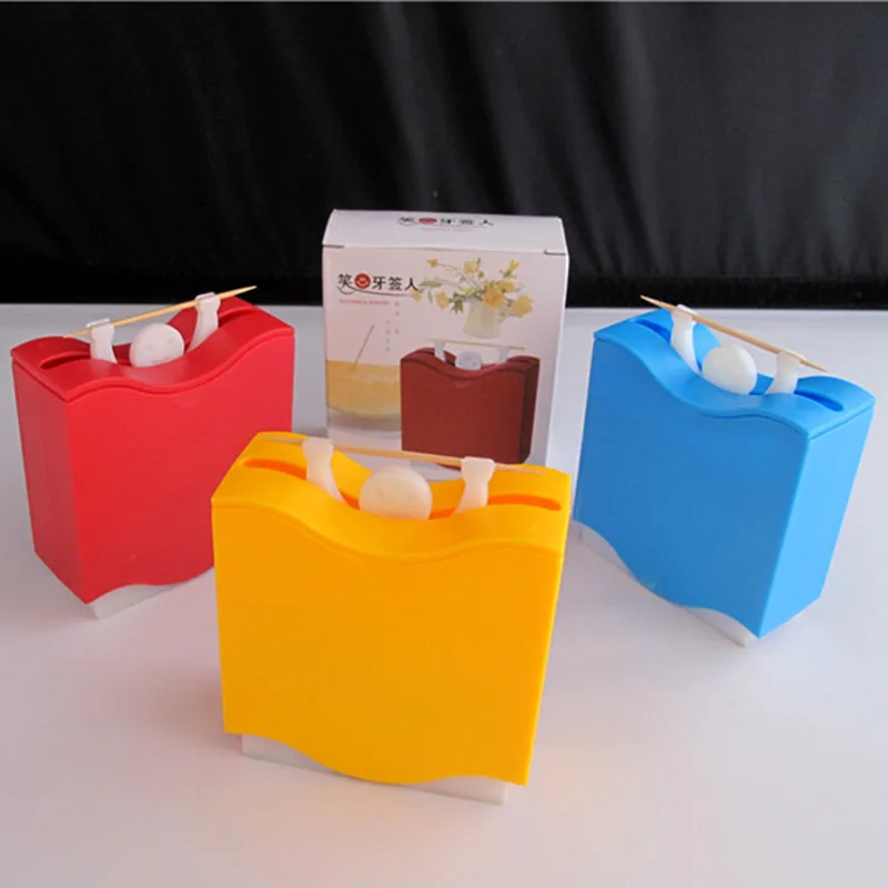 Toothpick Automatic Dispenser Bucket Holder Table Accessories Box Plastic S 