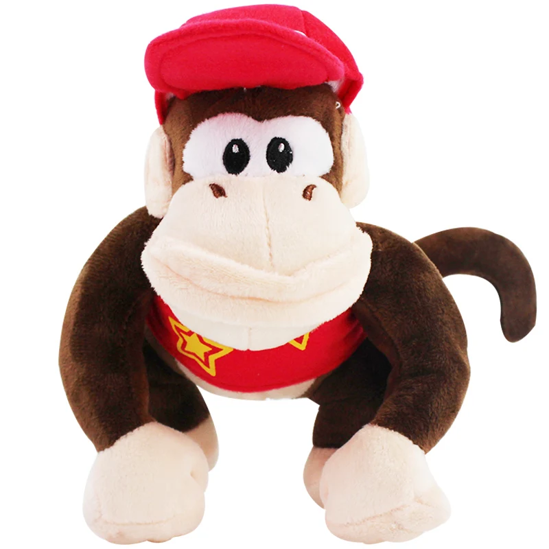 22cm Diddy Kong Monkey Animal Anime Games Hanuman Plush Toy Doll | Игрушки и хобби