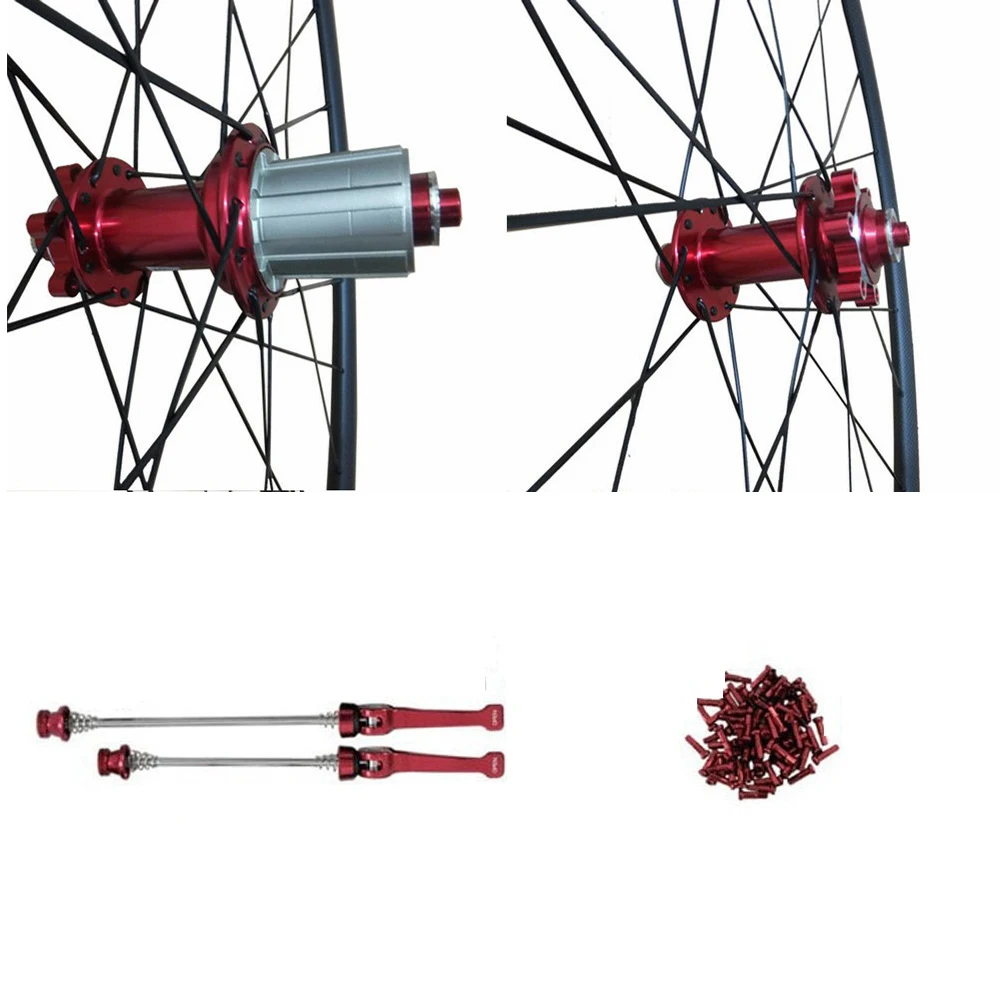 Best OZUZ Carbon Wheels 700C 3K 23mm wide road Disc Brake Wheelset 24mm 38mm 50mm depth Clincher Tubular road Cyclocross Disc Wheel 3