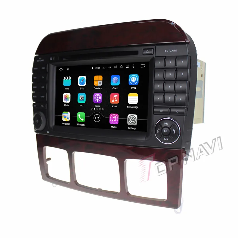 Cheap Topnavi Android 7.1 Car DVD Player Radio for Benz S Series R-W251/R280/R300/R320/R350/R500(2006-) Stereo GPS Naviagtion 2G+16GB 11