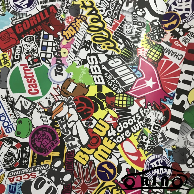 Stickerbomb Vinyl Wrap-3