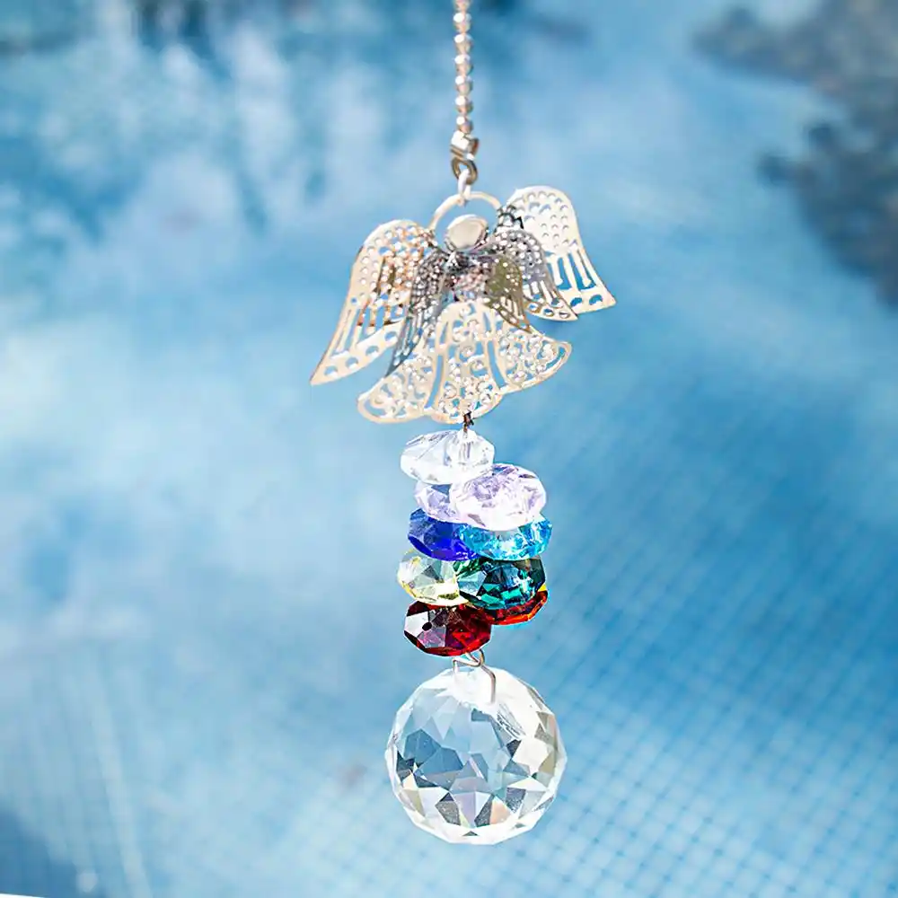 New Natural Life Angel Sun Catcher Car Charm