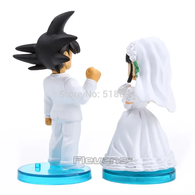 Dragon Ball Son Goku and ChiChi Wedding Dolls PVC Toys ... Dragon Ball Son Goku and ChiChi Wedding Dolls PVC Toys ...