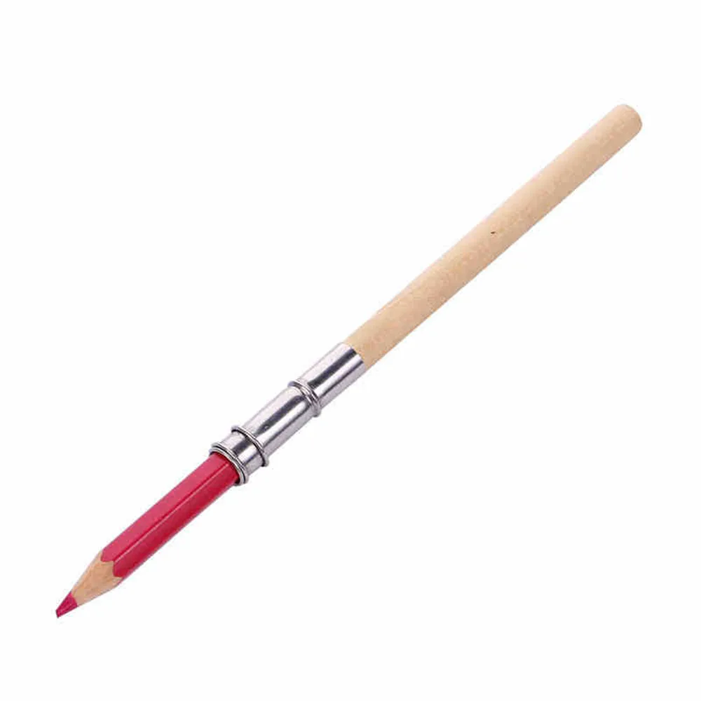 

5Pcs Pencil Extender Adjustable Wooden Lengthener Holder Painting Drawing Tool