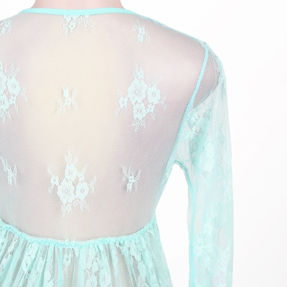 4Flower Embroidered Mesh Dress