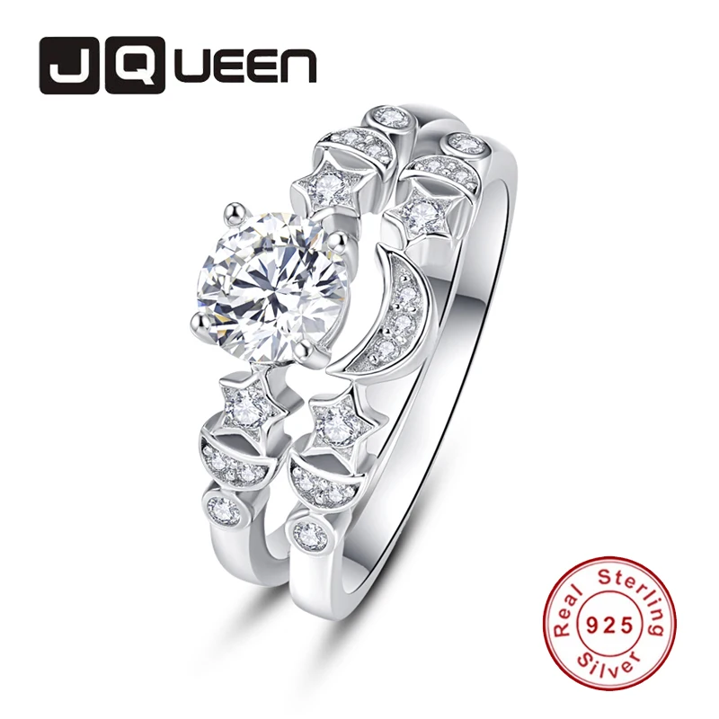 

JQUEEN 1.2MM 8 Pieces 1MM 11 Round Zircon Round Cut Ring 925 Jewelry Pave Setting Crystal Jewelry Bijoux Femme