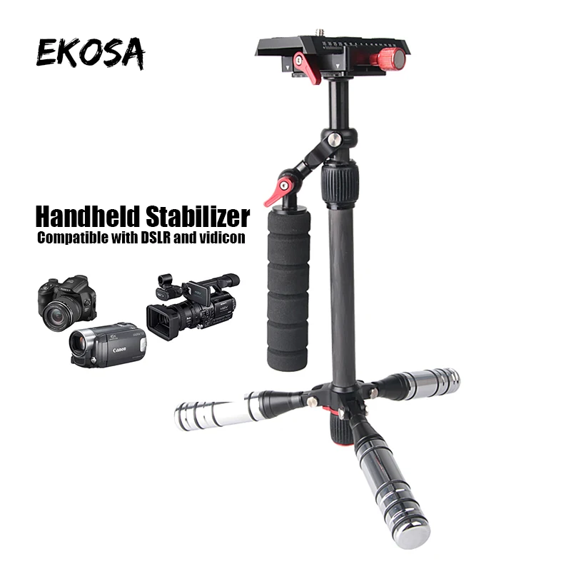 

Handheld Stabilizer Tripod Camera Stand Monopod Professional For DSLR Aluminum Single Hangdgrip for steadicam smooth gimbal