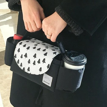 

Baby Stroller Organizer Bag Mummy Diaper Bag Hook Baby Carriage Waterproof Large Capacity Stroller Accessories Travel Nappy