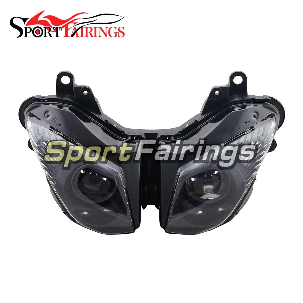 

New High Quality Sportbike Headlight Clear Lamps For Kawasaki ZX6R 636 2009 2010 2011 2012 Headlamp Headlights Motorcycle Parts