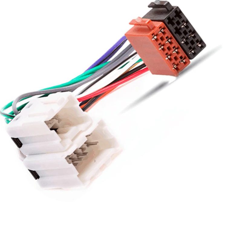 

Msanzeo New Radio Stereo ISO Standard Wiring Harness for Nissan Navara D21 D22 Pulsar N15 N16 XTrail T30 T30II Pathfinder WX