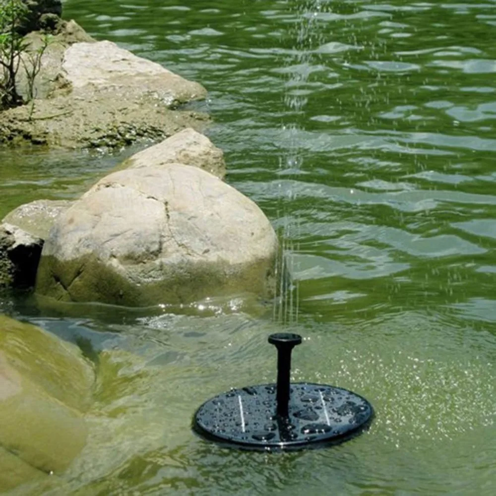 

Solar Powered Water Pump Garden Fountain Floating Panel Watering Pond Kit for Waterfalls Water Display