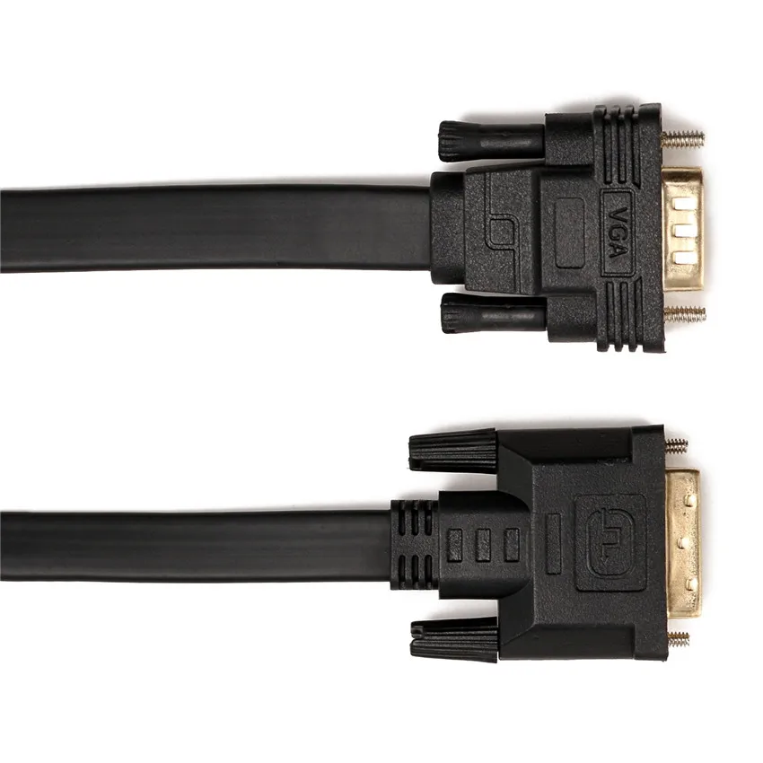 Адаптер DVI VGA 1080P D 24 1 Папа Мужской конвертер стабильная передача цифрового видео