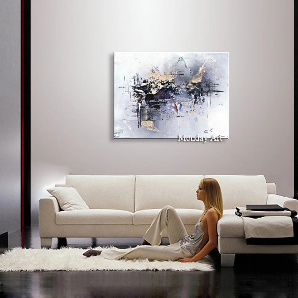 handmade-oil-painting-on-canvas-modern-100-Best-Art-Abstract-oil-painting-original-directly-from-artis
