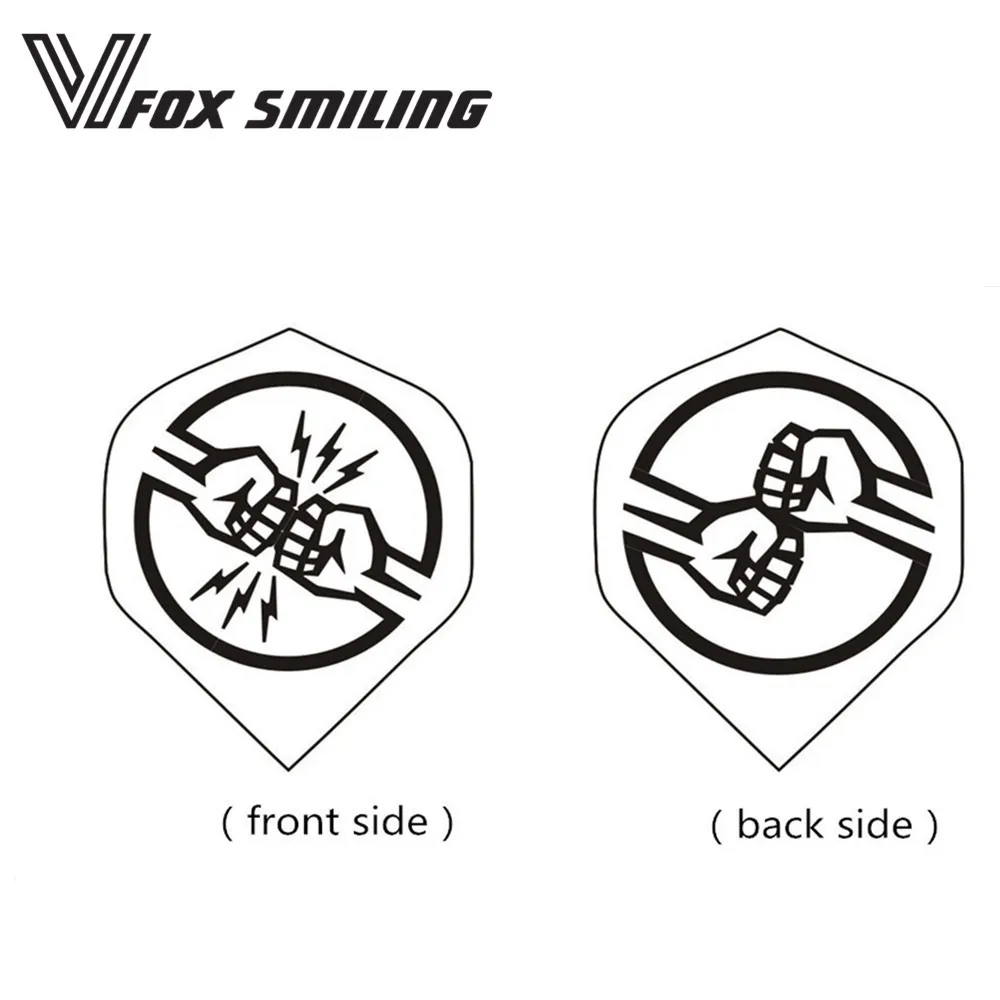 

Fox Smiling 30 PCS Darts Flights Wing Professional Dardos Feather Leaves Wings Tail Dart Accessories White