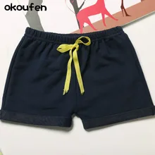 Okoufen/ новые летние шорты для маленьких мальчиков и девочек брендовые качественные детские шорты
