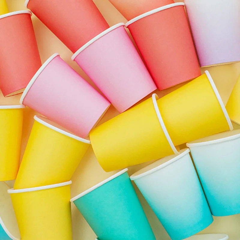 colored paper plates