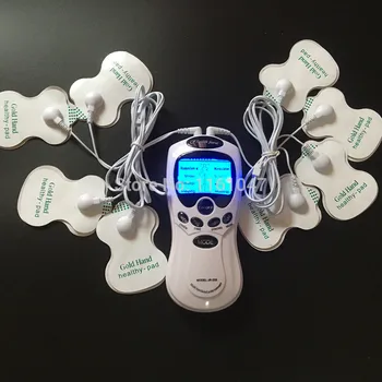 

Health Care Tens Acupuncture Device Full Body Relax Muscle Therapy Pulse Massager with 8 Electrode Pads+2 Four Way Wire